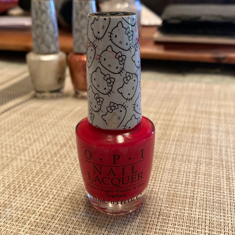 Full Size OPI Hello Kitty Cheery Blooms Japan Exclusive